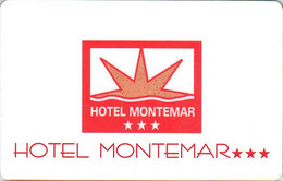 Hotel Montemar Benidorm -116- --key Card, Room Key, Schlusselkarte, Hotelkarte - Cartes D'hotel