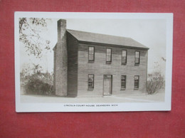 RPPC  Lincoln Court House     Dearborn  Michigan > Dearborn    Ref 5029 - Dearborn