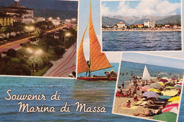 Cartolina - Souvenir Di Marina Di Massa - 1964 - Massa