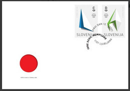 Slovenia 2021 FDC Cover; Olympic Games Tokyo 2020 2021; Rock Climbing; Sailing; Japan Flag; - Sommer 2020: Tokio