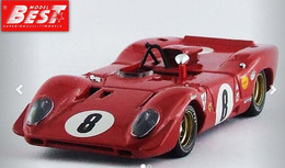 Ferrari 312 Spider - Pedro Rodriguez - 1000 Kms Spa 1969 #8 - Best Model - Best Model