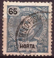 Horta (Col. Port.) - Fx. 2878 - Yv. 25 - Carlos Iº - 65 Rs. Verde - 1897 - Ø - Altri & Non Classificati