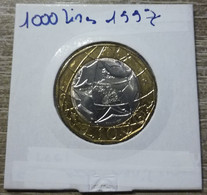 ITALIE - ITALIA - 1000 LIRES 1997 - Union Européenne (Allemagne Non Réunifiée RFA)   En L'état Sur Les Photos - 1 000 Liras