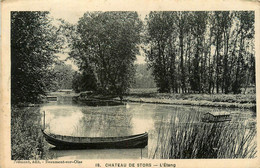 L'isle Adam * Le Château De Stors * Vue Sur L'étang - L'Isle Adam