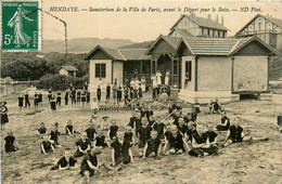 Hendaye * Le Sanatorium De La Ville De Paris * Avant Le Départ Pour Le Bain * Groupe Enfants - Hendaye