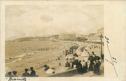 Biarritz * Carte Photo * Vue De La Côte Et De La Plage - Biarritz