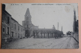 St Nom La Bretêche - L'église Et La Place - St. Nom La Breteche