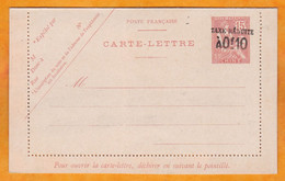CHINE - Entier Postal ( Carte-lettre ) Type Mouchon 15 C Rouge - Taxe Réduite à 0.10 Franc, Non Circulé - Unused Stamps