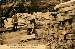 Ascain * Grandes Carrières De Grès De La Rhune , E. FRAYE * Stock De Bordures Pour Routes Nationales - Ascain