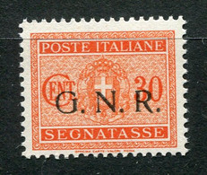 22071 ITALIE Taxe N°5** 30c. Rouge-orange  Type De 1934 Avec Surcharge G.N.R  1944  TB - Impuestos