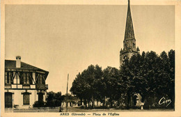 Arès * La Place De L'église * Rue - Arès