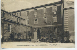 CPA 69 OULLINS Maison De Retraite Des Travailleuses Bâtiments Monument Peu Commune Circulé 1954 - Oullins