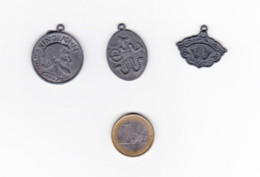 Lot De 3 Jetons Ou Médailles - JETON - MEDAILLE - King John, Panorama , ... - Souvenirmunten (elongated Coins)