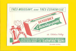 BUVARD  :  Dentifrice Chewing Gum  Trés Moussant - Parfums & Beauté