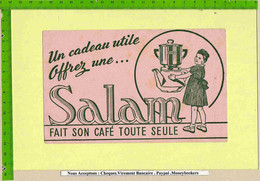 BUVARD  : Café Toute Seule SALAM - Café & Thé