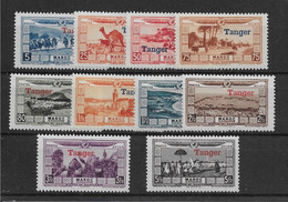 Maroc Poste Aérienne N°22/31 - Neufs * Avec Charnière - TB - Airmail