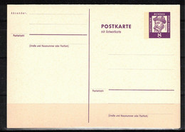 185d * BERLIN * GANZSACHE * POSTKARTE MIT ANTWORT GUTENBERG * POSTFRISCH **! - Postcards - Mint