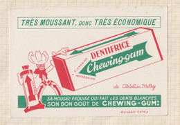 21/42 Buvard DENTIFRICE GOUT CHEWING GUM (CHRISTIAN MERRY) - Sucreries & Gâteaux