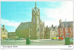 Banffshire. Buckie , Cluny Square. - Banffshire