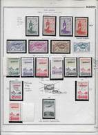 Maroc Poste Aérienne - Collection Vendue Page Par Page - Neuf **/* Sans/avec Charnière - TB - Airmail