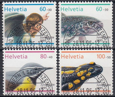 SUIZA 1995 YVERT Nº 1494/97 USADO - Used Stamps