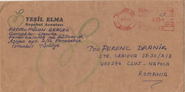 8614FM- AMOUNT 150, ISTANBUL, RED MACHINE STAMPS ON COVER, 2006, TURKEY - Storia Postale
