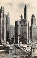 USA Illinois - Chicago - Michigan Ave. And Wacker Drive (photo-carte R.P.) - Chicago
