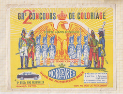 21/9 Buvard MOKAREX 2 ème Grand Concours De Coloriage Epopée Napoléonienne - Kaffee & Tee