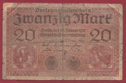 Allemagne  20 Mark 1918 Dans L 'état --(271) - 20 Mark