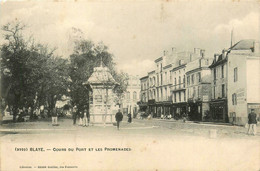 Blaye * Le Cours Du Port Et Les Promenades * Commerces Magasins - Blaye