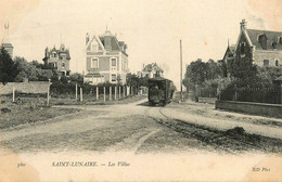 St Lunaire * Les Villas * Train Tramways * Ligne Chemin De Fer Ile Et Vilaine - Saint-Lunaire