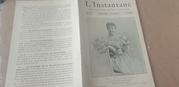 INSTANTANE 98/ JEANNE LUDWIG/LEON BOURGEOIS/ANNIE BESANT FEMINISTE/BIOT/ROUEN PONT /CUIRASSE MASSENA /SALON AUTO - Tijdschriften - Voor 1900