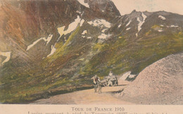 Tour De France 1910. Lapize Montant à Pied Le Tourmalet. (2235 Mètres D'altitude) Scan - Cyclisme