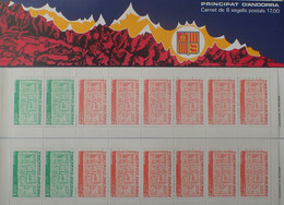 FD/3856 - 1986 - ANDORRE FR. - 3 CARNETS N°1 NEUFS** (N°356 à 357) - Carnets