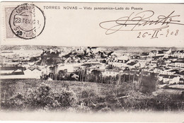 CP PORTUGAL TORRES NOVAS LADO DO POENTE 1908 - Santarem