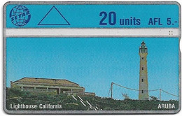 Aruba - Setar - L&G - Lighthouse California - 405C - 05.1994, 20U, Used - Aruba