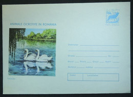 Entiers Postaux - Cygnes, Animaux Protégés En Roumanie (Swan, Protected Animals In Romania) - Cygnes