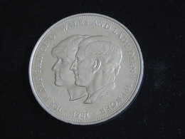25 Pence 1981- Grande Bretagne H.R.H THE PRINCE OF WALES AND LADY DIANA SPENCER  **** EN ACHAT IMMEDIAT **** - 25 New Pence
