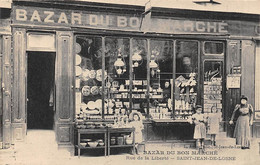 Saint-Jean-De-Losne      21      Bazar Du Bon Marché Papeterie Amiot  Et Vente De Cartes Postales. (voir Scan) - Andere & Zonder Classificatie