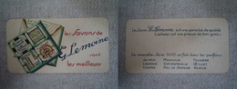 Carte Parfumée / Savons De G. Lemoine - Anciennes (jusque 1960)
