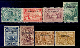 ! ! Portuguese India - 1913 Vasco Gama (Complete Set) - Af. 246 To 253 - MH - Portuguese India