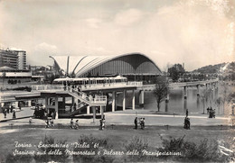 2228" TORINO-ESPOSIZIONE ITALIA 61-STAZIONE SUD DELLA MONOROTAIA E PALAZZO MANIFESTAZIONI" ANIMATA ANNI 60 - Exhibitions