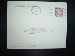 LETTRE Pour La FRANCE TP 6 OBL.MEC.15 I 1964 DUN LAOGHAIRE + UNIVERSITY OF DUBLIn - Storia Postale