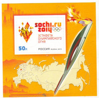 Russia 2013 Olympic Winter Games 2014, Sochi, Start Of The Torch Relay, Mi Bloc 191  MNH(**) - Unused Stamps