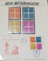 O) 1955 CUBA, CARIBBEAN, TUBERCULOSIS, ROSE AND WATERING CAN, XF - Covers & Documents