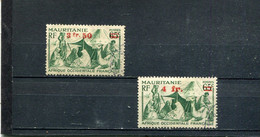 Mauritanie 1944 Yt 133-134 - Used Stamps