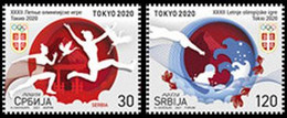 Serbia 2021. XXXII Summer Olympic Games Tokyo , MNH - Eté 2020 : Tokyo