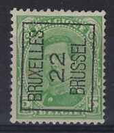 Koning Albert I Nr. 137 Type II België Typografische Voorafstempeling Nr. 60A In Goede Staat ; Zie Ook Scan ! - Typo Precancels 1922-26 (Albert I)