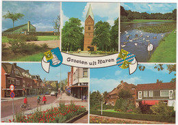 Haren - Tropische Kas, Toren N.H. Kerk, Boeremapark, Rijksstraatweg, Hoek Botanicuslaan - (Groningen, Holland) - Haren