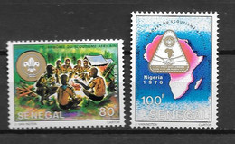 1976 - 436 à 437 **MNH - Scoutisme - 2 - Senegal (1960-...)